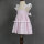 Latest Fancy summer pink stripe baby girl dresses